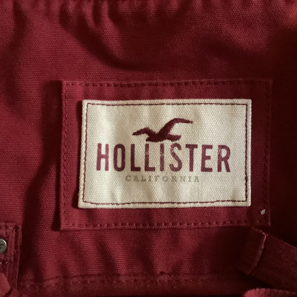 Hollister California Red Book Cotton Canvas Messenger Bag Vintage - Picture 2 of 5